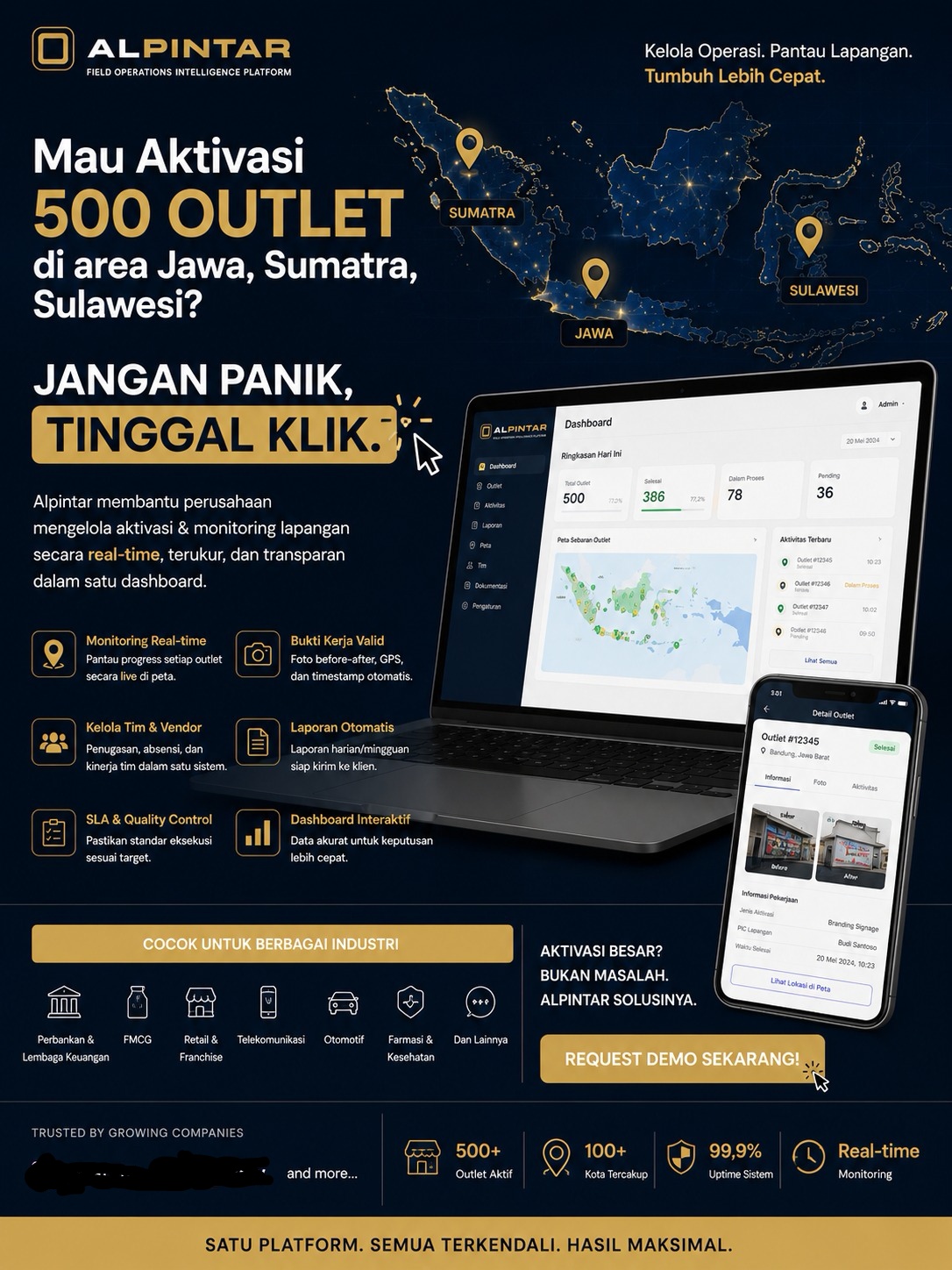 Layanan deployment dan branding nasional